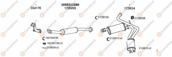 Eurorepar 101932 Muffler assy 101932: Buy near me at 2407.PL in Poland at an Affordable price!