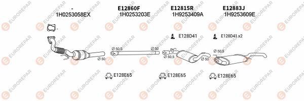 Eurorepar 103310 Muffler assy 103310: Buy near me at 2407.PL in Poland at an Affordable price!