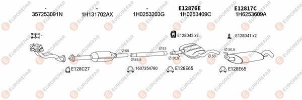 Eurorepar 103317 Schalldaempfer, komplett 103317: Kaufen Sie zu einem guten Preis in Polen bei 2407.PL!