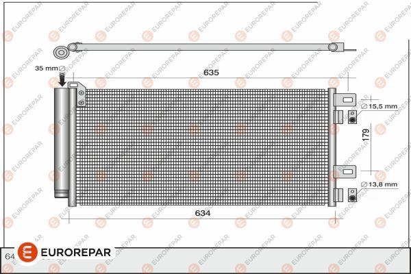 Eurorepar 1610159880 Cooler Module 1610159880: Buy near me at 2407.PL in Poland at an Affordable price!