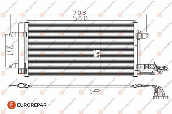 Eurorepar 1610160080 Cooler Module 1610160080: Buy near me in Poland at 2407.PL - Good price!