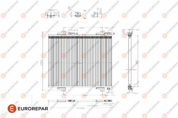 Eurorepar 1610160880 Cooler Module 1610160880: Buy near me in Poland at 2407.PL - Good price!