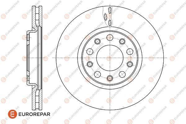 Eurorepar 1622807380 Ventilated brake disk, 1 pc. 1622807380: Buy near me at 2407.PL in Poland at an Affordable price!