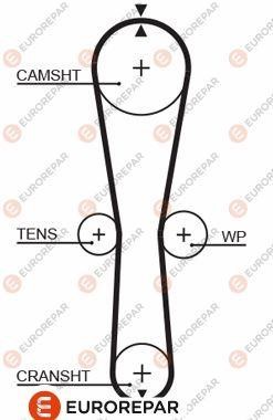 Eurorepar 1633135680 Timing belt 1633135680: Buy near me in Poland at 2407.PL - Good price!