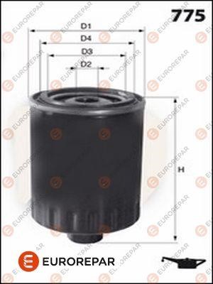 Eurorepar 1637766480 Oil Filter 1637766480: Buy near me at 2407.PL in Poland at an Affordable price!