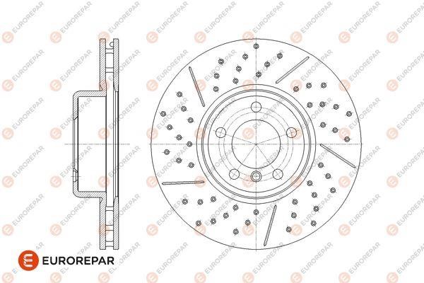 Eurorepar 1667862980 Ventilated brake disk, 1 pc. 1667862980: Buy near me in Poland at 2407.PL - Good price!