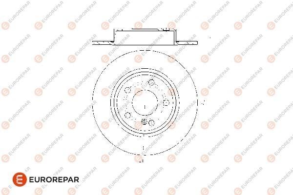 Eurorepar 1667865480 Диск гальмівний, комплект 2шт. 1667865480: Приваблива ціна - Купити у Польщі на 2407.PL!