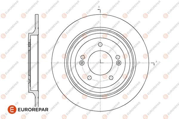 Eurorepar 1667871980 Bremsscheibe, 2er-Set 1667871980: Kaufen Sie zu einem guten Preis in Polen bei 2407.PL!