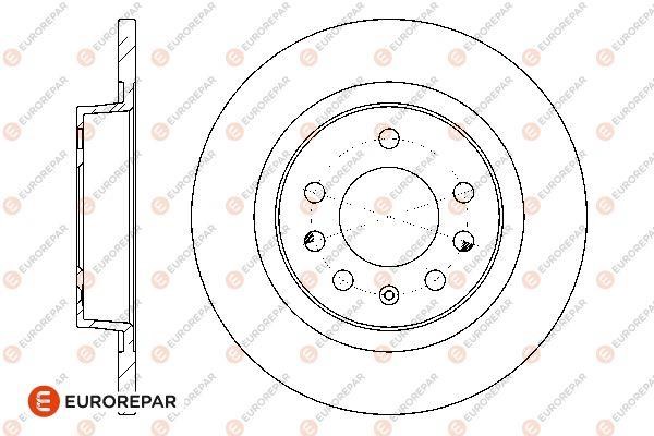 Eurorepar 1676009880 Тормозной диск, комплект 2 шт 1676009880: Отличная цена - Купить в Польше на 2407.PL!