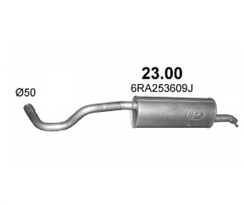 Polmostrow 23.00 End Silencer 2300: Buy near me at 2407.PL in Poland at an Affordable price!