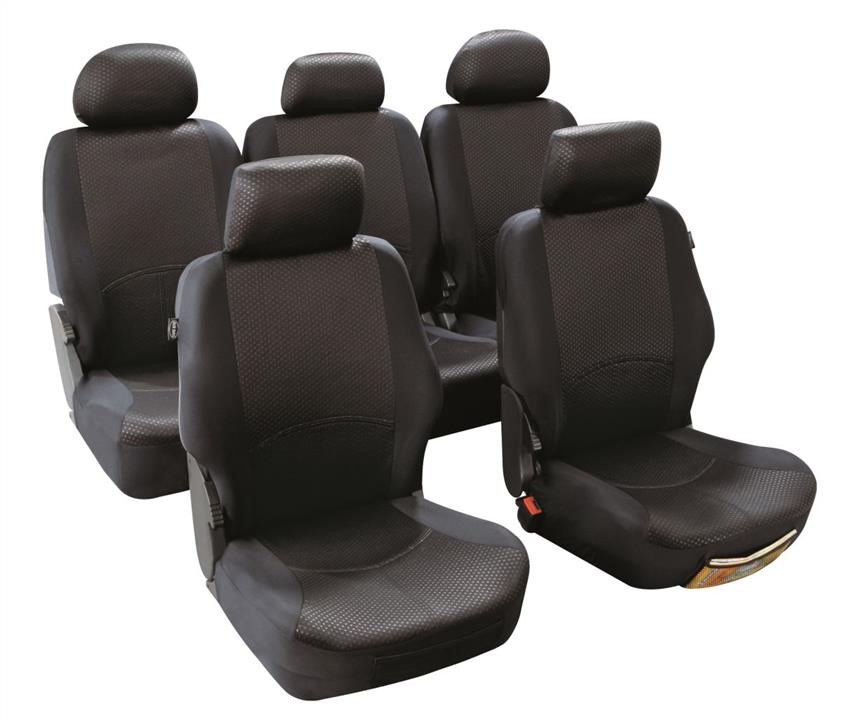 Mammooth MMT A048 191250 Seat covers set Managua T4, compatible with airbags, polyester, black MMTA048191250: Buy near me in Poland at 2407.PL - Good price!