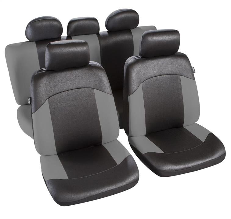 Mammooth MMT A048 223250 Seat covers set Morzine T2 compatible with airbags, polyester, black/grey MMTA048223250: Buy near me in Poland at 2407.PL - Good price!