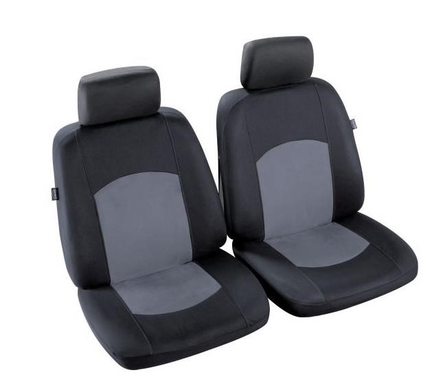 Mammooth MMT A048 223170 Front seat covers with headrests Manaus T1 compatible with airbags, polyester, black/grey MMTA048223170: Buy near me in Poland at 2407.PL - Good price!