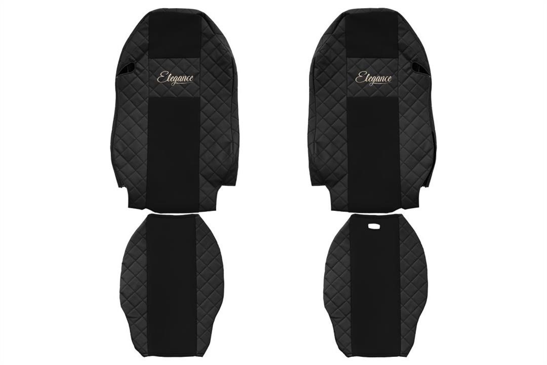 F-Core FX10 BLACK Seat covers Mercedes Actros MP 2, eco-leather/textile FX10BLACK: Buy near me in Poland at 2407.PL - Good price!