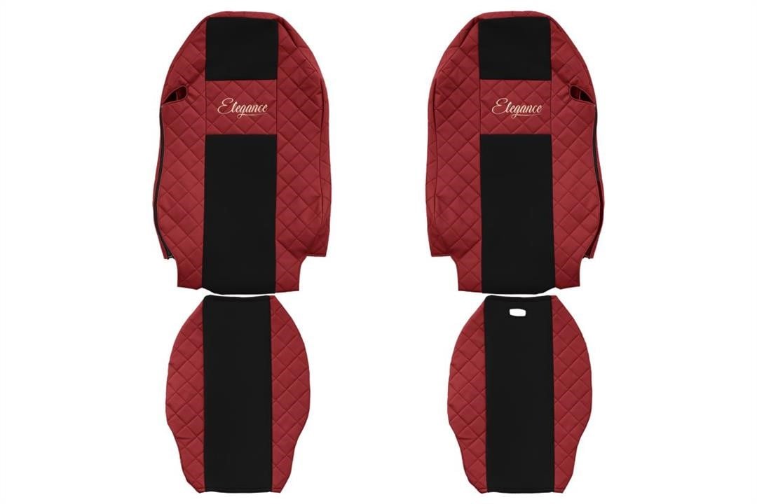 F-Core FX10 RED Seat covers Mercedes Actros MP 2, eco-leather/textile FX10RED: Buy near me in Poland at 2407.PL - Good price!