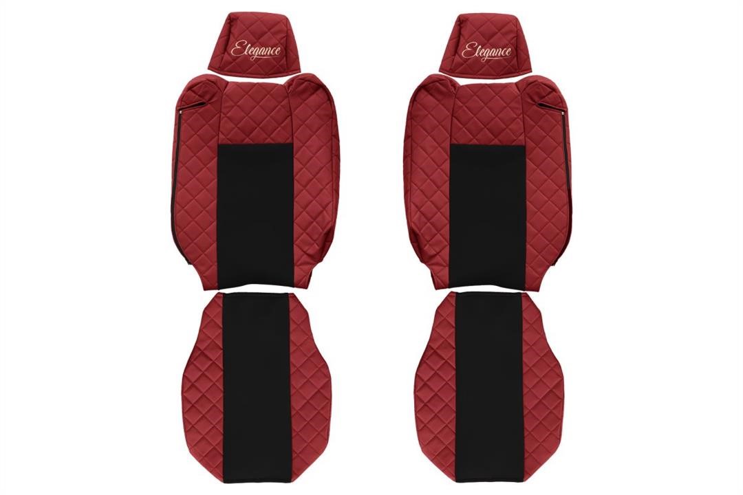 F-Core FX19 RED Seat covers eco-leather/velour FX19RED: Buy near me at 2407.PL in Poland at an Affordable price!