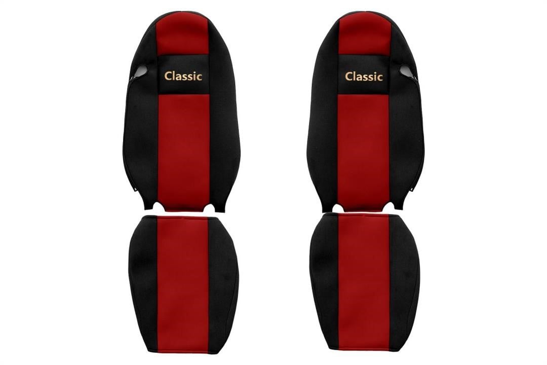 F-Core PS08 RED Seat covers Iveco Stralis, velour PS08RED: Buy near me at 2407.PL in Poland at an Affordable price!