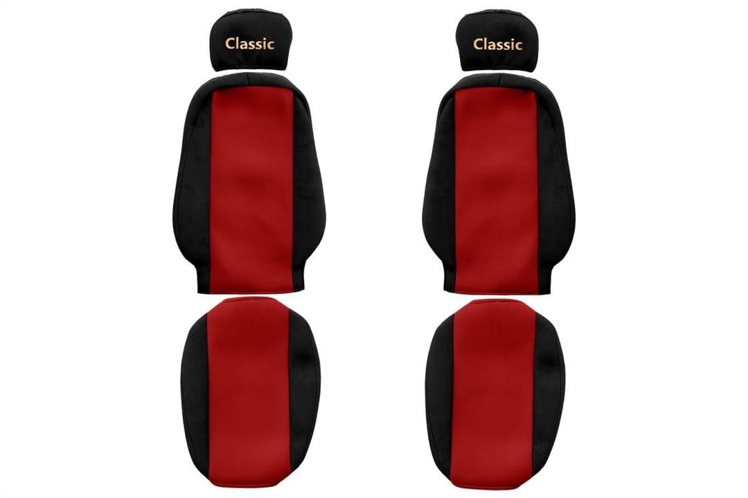 F-Core PS09 RED Seat covers Volvo FH, FM, FL, velour PS09RED: Buy near me in Poland at 2407.PL - Good price!