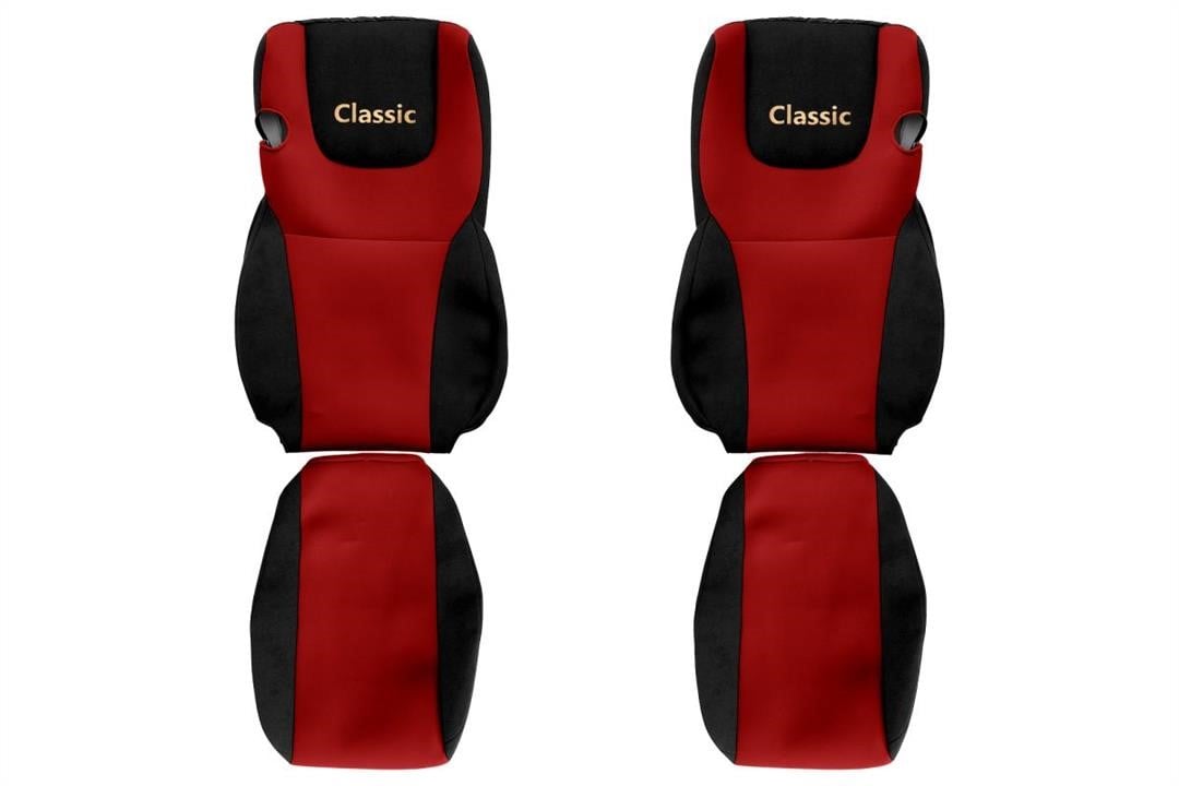 F-Core PS29 RED Seat covers DAF XF 105 EURO 6 C 2013, velour PS29RED: Buy near me in Poland at 2407.PL - Good price!