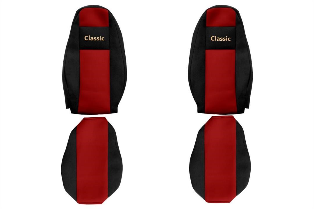 F-Core PS32 RED Seat covers Volvo FH 4, FM 4 C 2013, velour PS32RED: Buy near me in Poland at 2407.PL - Good price!