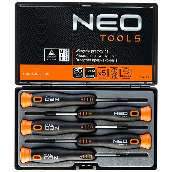 Neo Tools 04-225 Набор отверток прецизионных 04225: Отличная цена - Купить в Польше на 2407.PL!