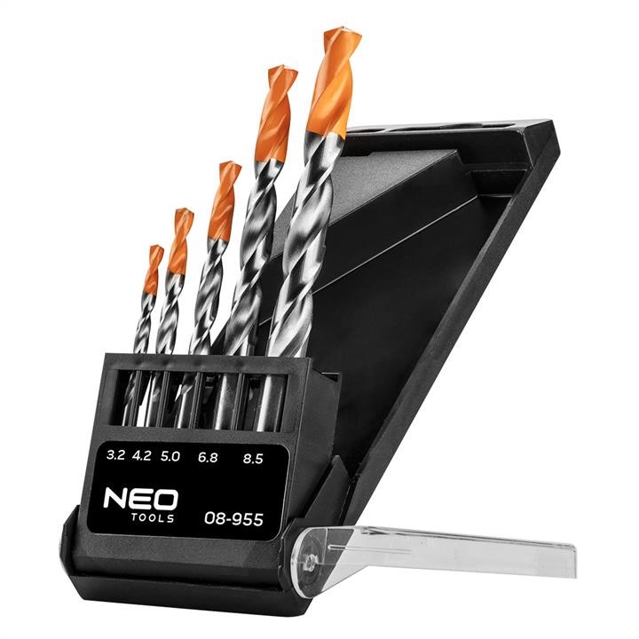 Neo Tools 08-955 Свердла для розгортання герметичних гвинтів, довгі, набір з 5 шт. 08955: Приваблива ціна - Купити у Польщі на 2407.PL!