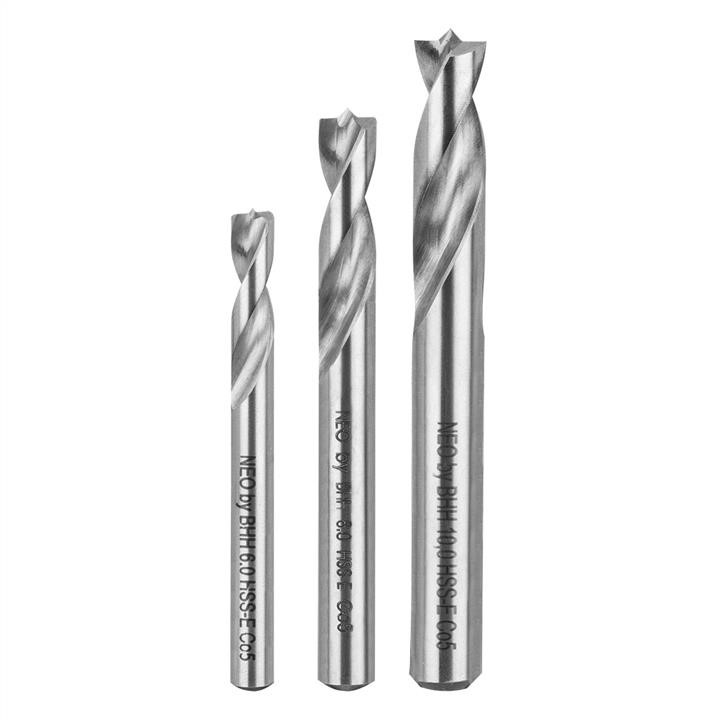Neo Tools 08-958 Tack and fusion weld drill bit set 3pcs, HSS-Co5, 6.0-10.0 mm 08958: Buy near me in Poland at 2407.PL - Good price!