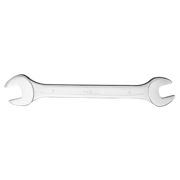 Neo Tools 09-806 Double open wrench 6x7mm, CrV, DIN3110 09806: Buy near me in Poland at 2407.PL - Good price!