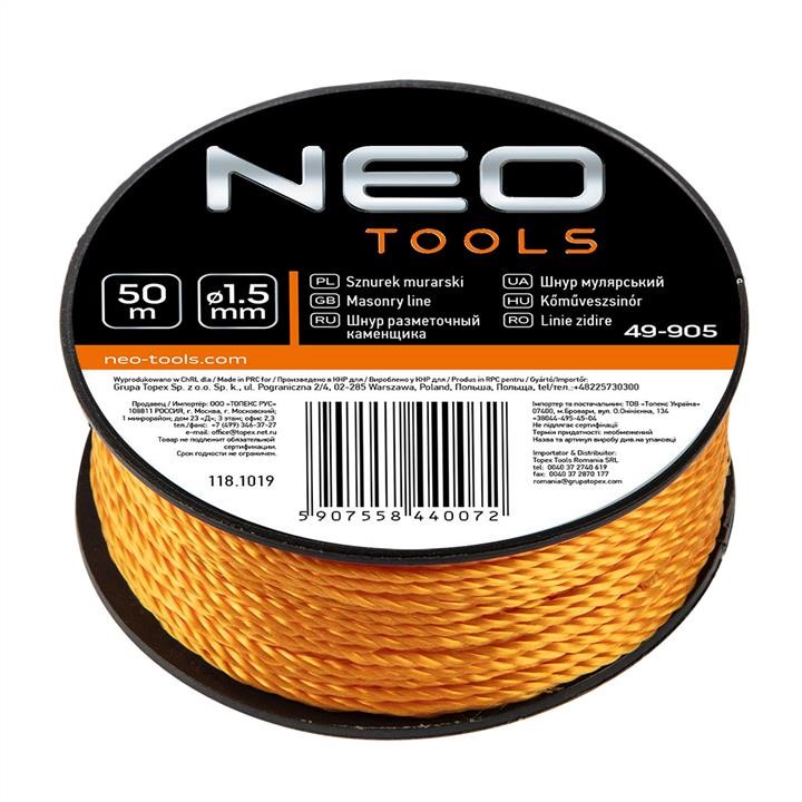 Neo Tools 49-905 Masonry twine 50m 49905: Buy near me in Poland at 2407.PL - Good price!