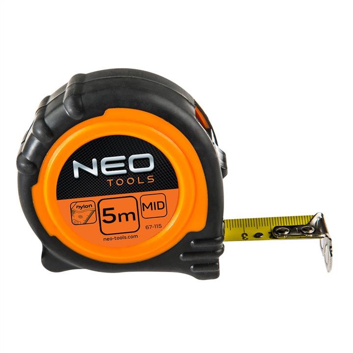 Neo Tools 67-115 Рулетка, сталева стрічка 5 м x 25 мм, магніт 67115: Приваблива ціна - Купити у Польщі на 2407.PL!