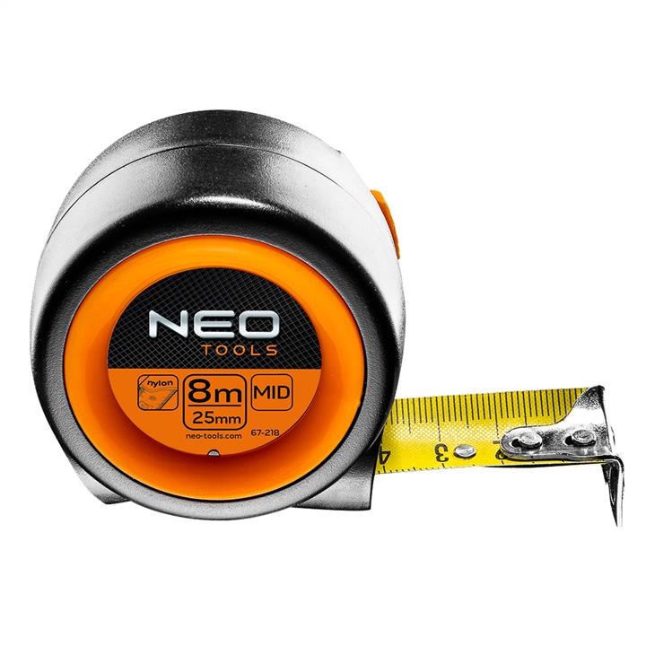 Neo Tools 67-218 Kомпактная рулетка, сталева стрічка 8 м x 25 мм, з фіксатором selflock, магніт 67218: Приваблива ціна - Купити у Польщі на 2407.PL!