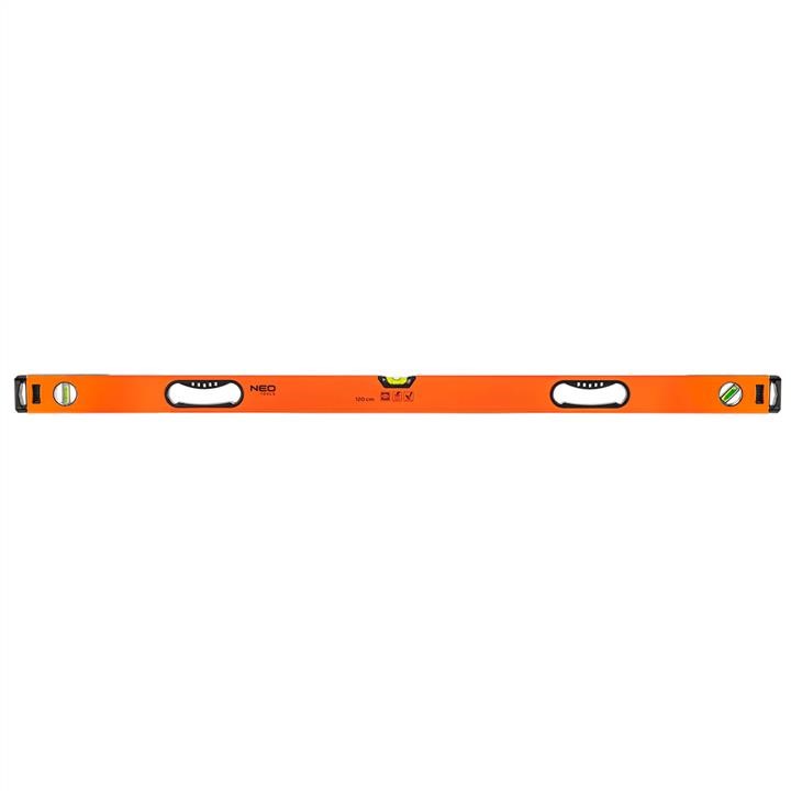 Neo Tools 71-105 Алюмінієвий спиртової рівень з ручкою, 3 флакона, фрезеровані вимірювальні поверхні, 120cm 71105: Приваблива ціна - Купити у Польщі на 2407.PL!