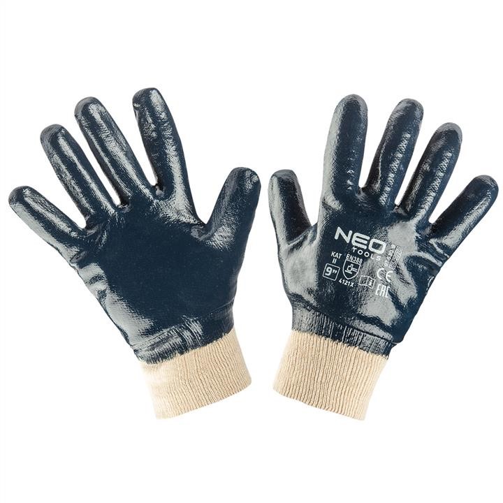 Neo Tools 97-630-9 Working gloves, cotton, fully covered with nitrile, 4121X, size 9 976309: Buy near me in Poland at 2407.PL - Good price!