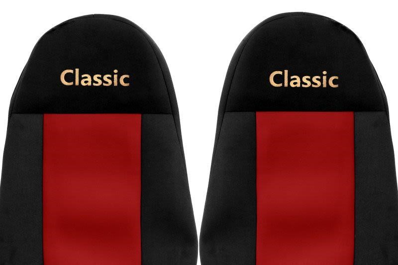 Seat covers Volvo FH, FM,FL 2010, velour F-Core PS10 RED