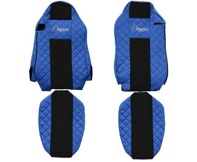 F-Core FX18 BLUE Seat covers MAN TGX, eco-leather/velour FX18BLUE: Buy near me in Poland at 2407.PL - Good price!