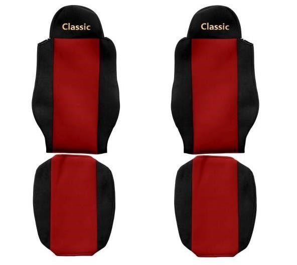F-Core PS04 RED Seat covers MAN TGA TGL TGM, velour PS04RED: Buy near me in Poland at 2407.PL - Good price!