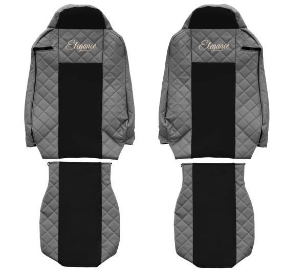 F-Core FX17 GRAY Seat covers Iveco Stralis, eco-leather/velour FX17GRAY: Buy near me in Poland at 2407.PL - Good price!