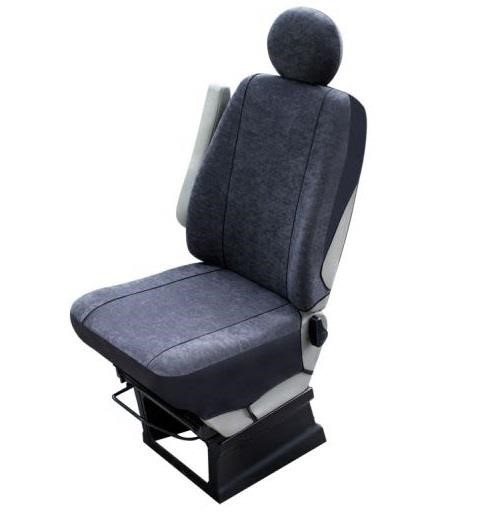 Mammooth MMT CP30112 Cover on the driver's seat graphite, eco-leather, BUS I L, compatible with airbags MMTCP30112: Buy near me in Poland at 2407.PL - Good price!