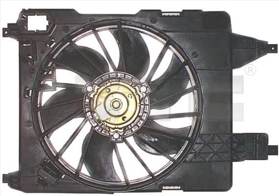 TYC 828-0004 Вентилятор радиатора охлаждения 8280004: Отличная цена - Купить в Польше на 2407.PL!
