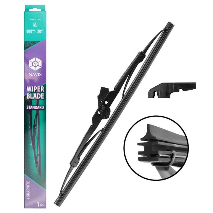 Navis S820 Frame wiper blade 510 mm (20") S820: Buy near me at 2407.PL in Poland at an Affordable price!