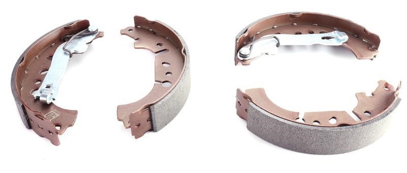 Drum brake shoes rear, set Solgy 209106