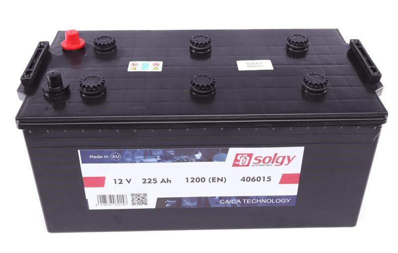 Solgy 406015 Battery Solgy 12V 225AH 1200A(EN) L+ 406015: Buy near me in Poland at 2407.PL - Good price!