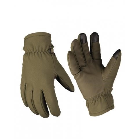 Mil-tec 12521301-XL Soft Shell olive gloves, XL 12521301XL: Buy near me at 2407.PL in Poland at an Affordable price!