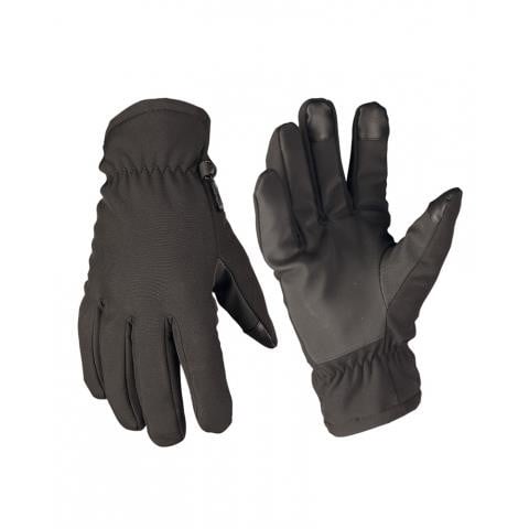 Mil-tec 12521302-XL Soft Shell black gloves, XL 12521302XL: Buy near me in Poland at 2407.PL - Good price!