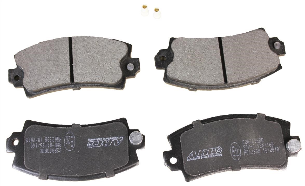 ABE C2R003ABE Rear disc brake pads, set C2R003ABE: Buy near me in Poland at 2407.PL - Good price!