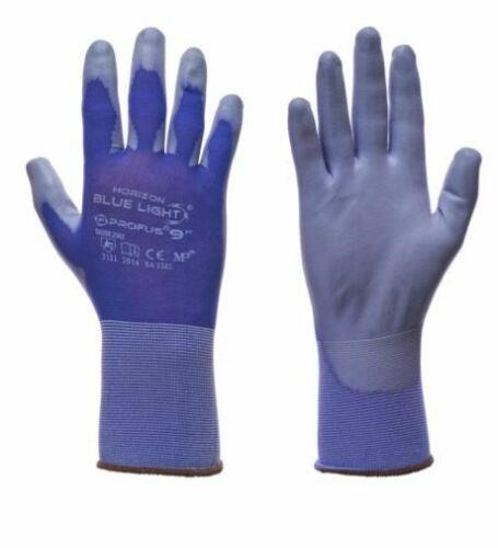Profitool 0XREK1033/M Protective gloves 8/M nylon/polyurethane, blue with gray 0XREK1033M: Buy near me at 2407.PL in Poland at an Affordable price!