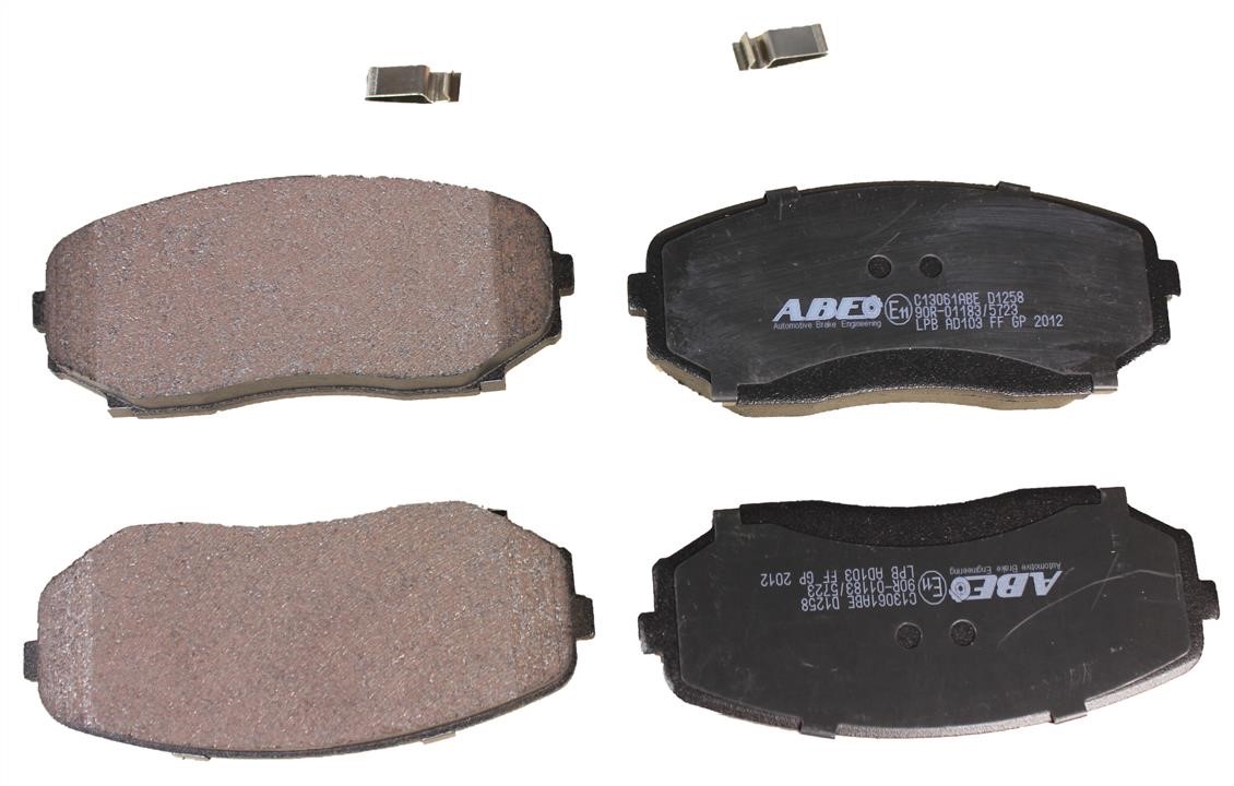 ABE C13061ABE Front disc brake pads, set C13061ABE: Buy near me in Poland at 2407.PL - Good price!