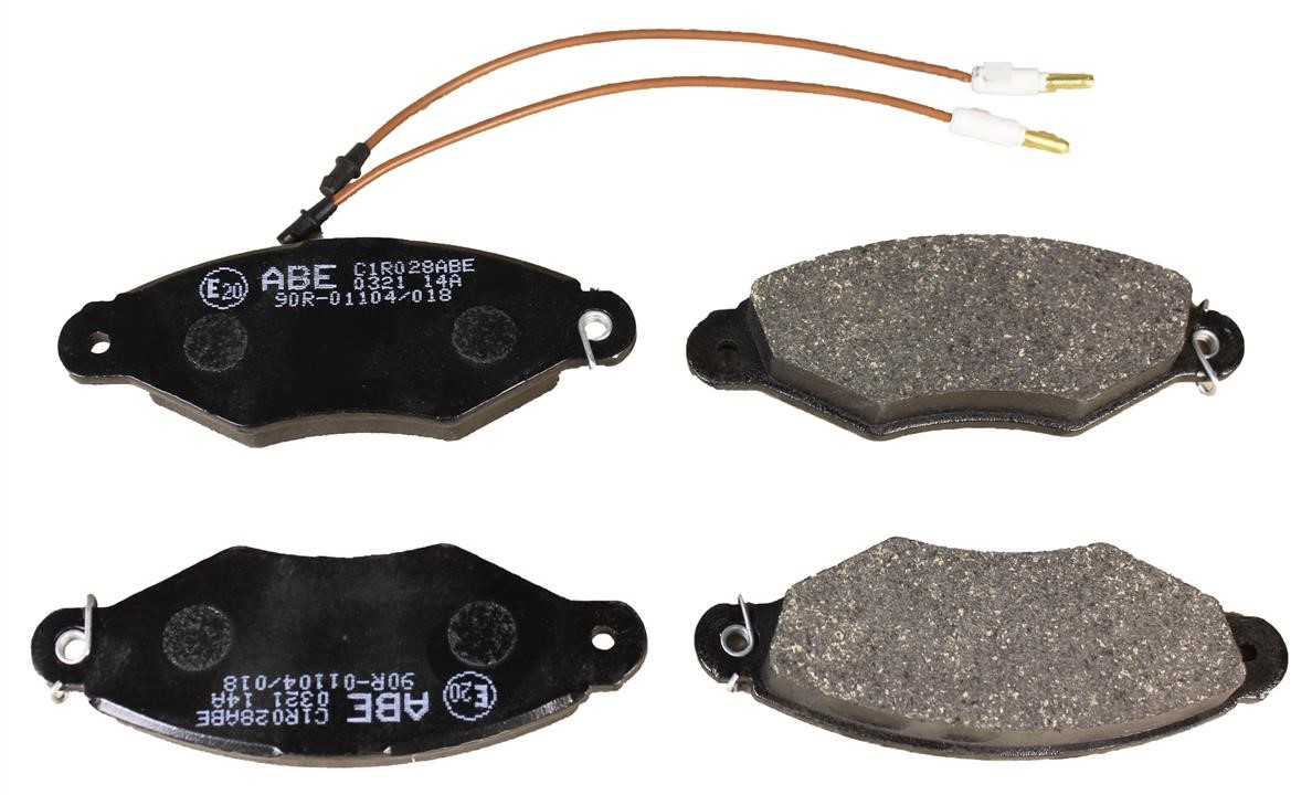 ABE C1R028ABE Front disc brake pads, set C1R028ABE: Buy near me in Poland at 2407.PL - Good price!