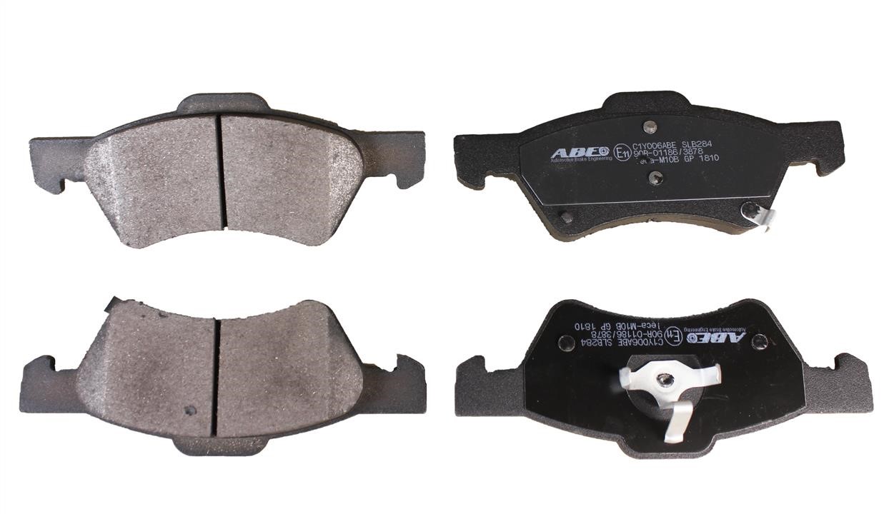 ABE C1Y006ABE Front disc brake pads, set C1Y006ABE: Buy near me in Poland at 2407.PL - Good price!