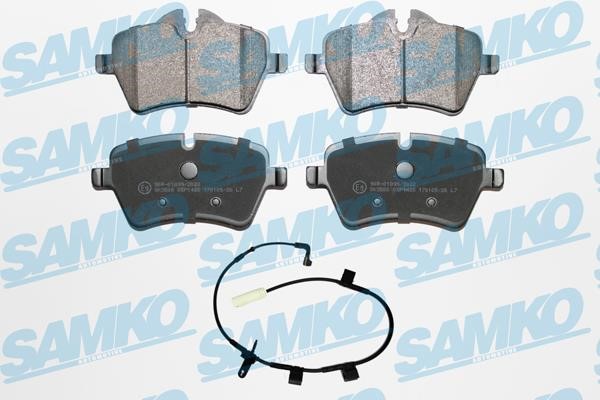 Samko 5SP1485A Тормозные колодки дисковые, комплект 5SP1485A: Отличная цена - Купить в Польше на 2407.PL!
